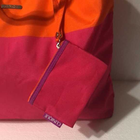 Clinique Pink and Orange Tote - Picture 3 of 7